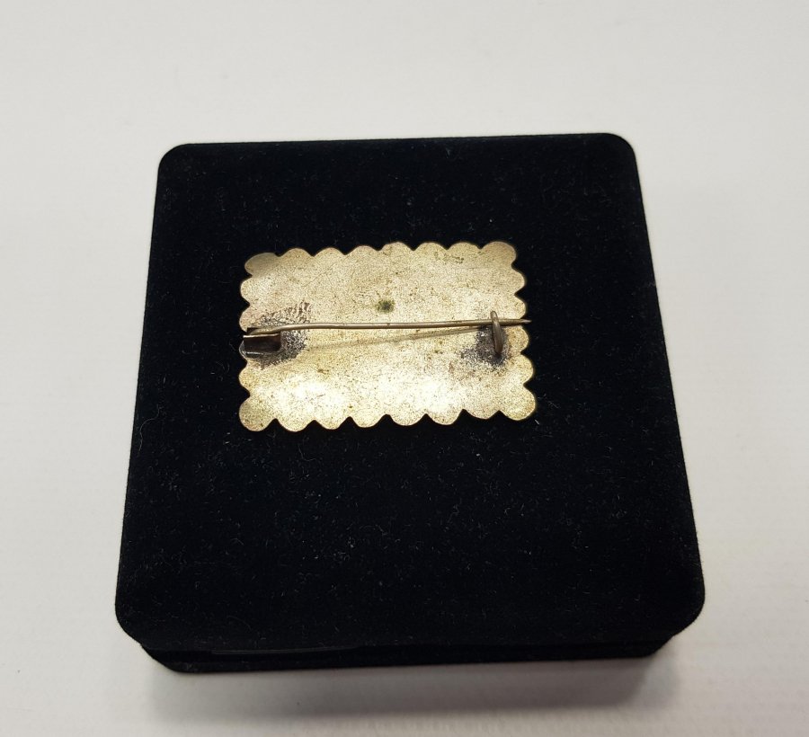 CAMİ MOTİFLİ TELKARİ BROŞ 