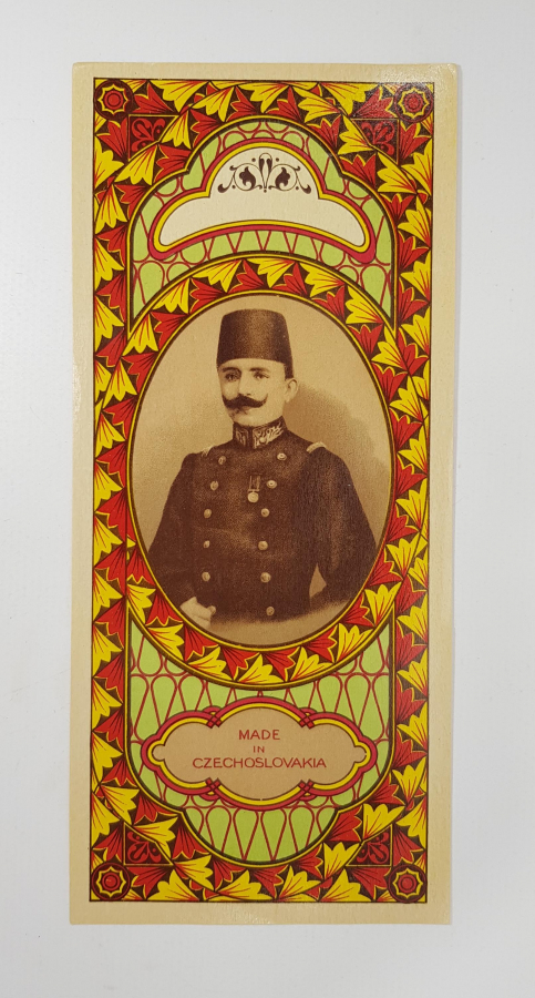 ENVER PAŞA GÖRSELLİ FES ETİKETİ 