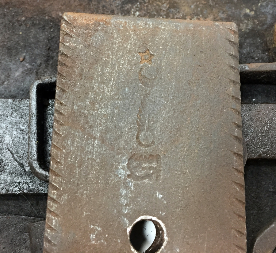 ORJİNAL ANAHTARI İLE OSMANLICA YAZILI KAPI KİLİDİ