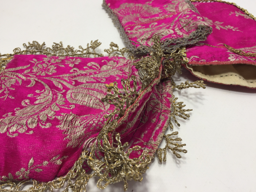 OSMANLI DÖNEMİ 3 ADET ELMASİYE GELİN KESESİ