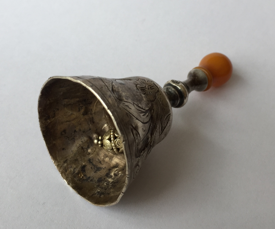 OSMANLI DÖNEMİ DAMGALI GÜMÜŞ UŞAK ZİLİ