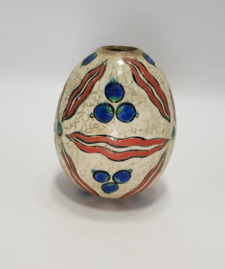 OSMANLI DÖNEMİ KÜTAHYA SERAMİK ASKI TOPU 