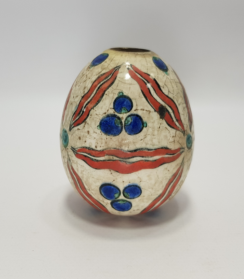 OSMANLI DÖNEMİ KÜTAHYA SERAMİK ASKI TOPU 