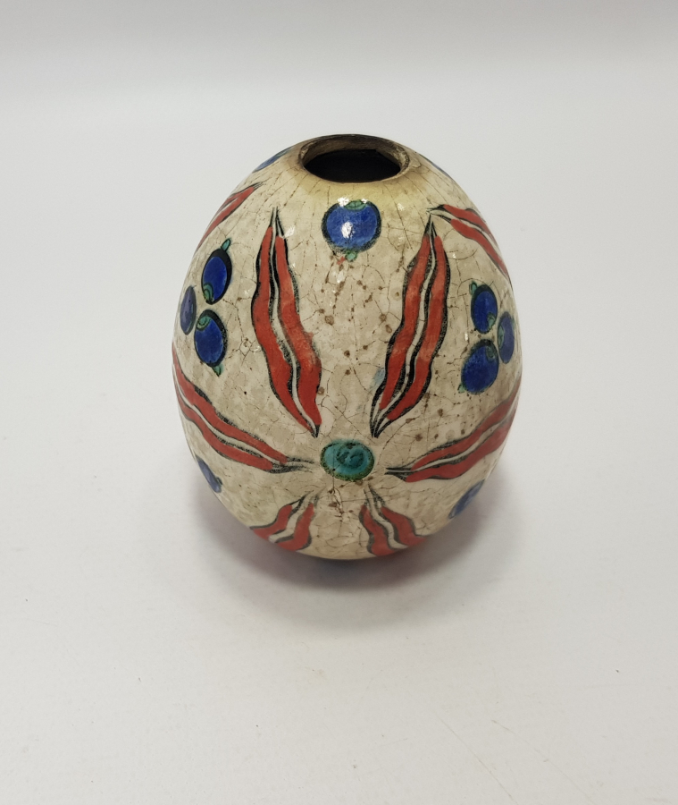 OSMANLI DÖNEMİ KÜTAHYA SERAMİK ASKI TOPU 