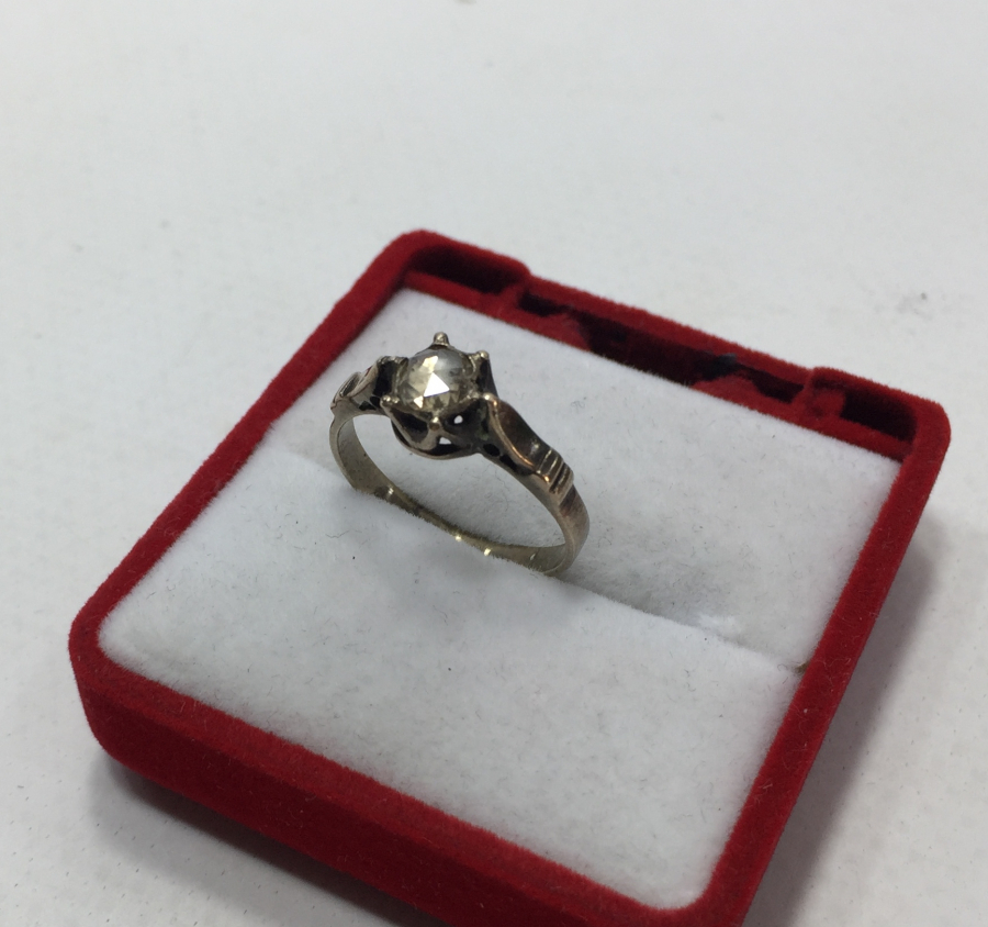 OSMANLI DÖNEMİ NADİR ELMAS TEKTAŞ YÜZÜK