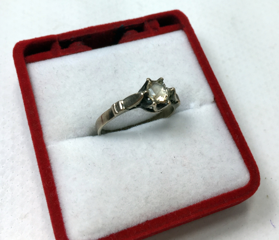 OSMANLI DÖNEMİ NADİR ELMAS TEKTAŞ YÜZÜK