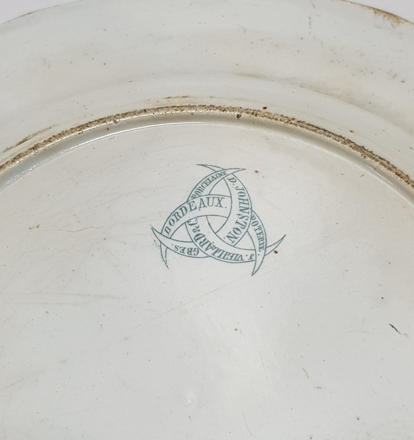 OSMANLI DÖNEMİ ÖMER PAŞA TEMALI PORSELEN TABAK