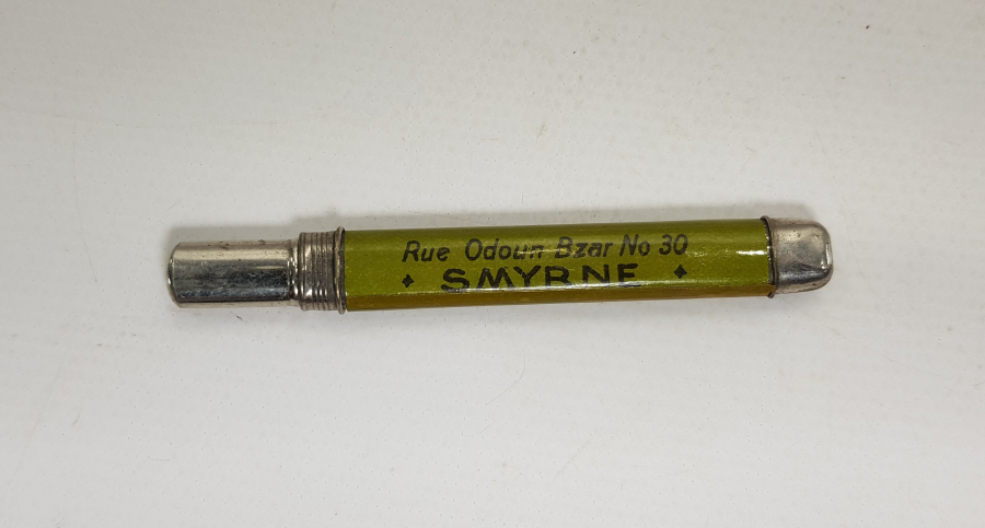 OSMANLI DÖNEMİ SMYRNE YAZILI KURŞUN KALEM 