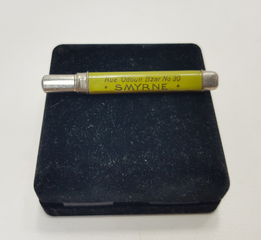 OSMANLI DÖNEMİ SMYRNE YAZILI KURŞUN KALEM 