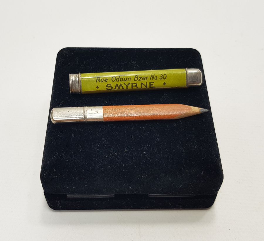 OSMANLI DÖNEMİ SMYRNE YAZILI KURŞUN KALEM 