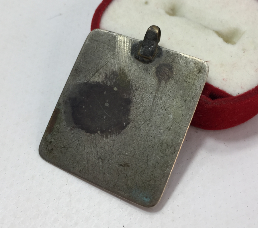 OSMANLI DÖNEMİ ÜZERİ SAVATLI GÜMÜŞ NAZAR TILSIMI