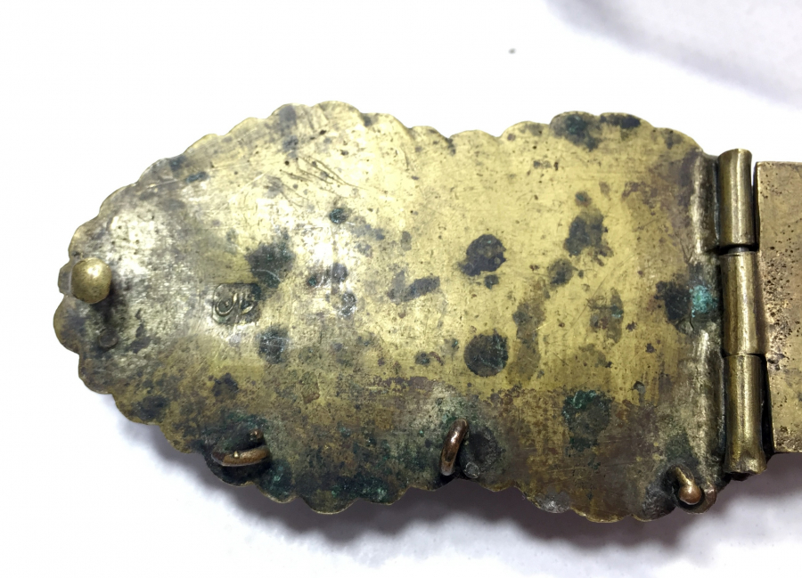 OSMANLI DÖNEMİ VAN İŞİ SAVATLI VE OSMANLICA DAMGALI GELİN KEMERİ