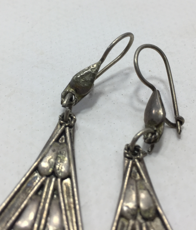 ÖZEL YAPIM GÜMÜŞ DAMLA MODEL KÜPE