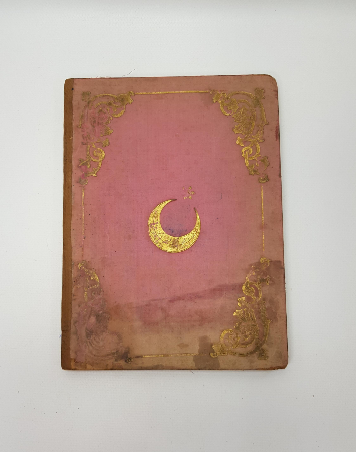 SULTAN ABDÜLHAMİD HAN TUĞRALI VE AY YILDIZ BAYRAK CİLTLİ DEFTER