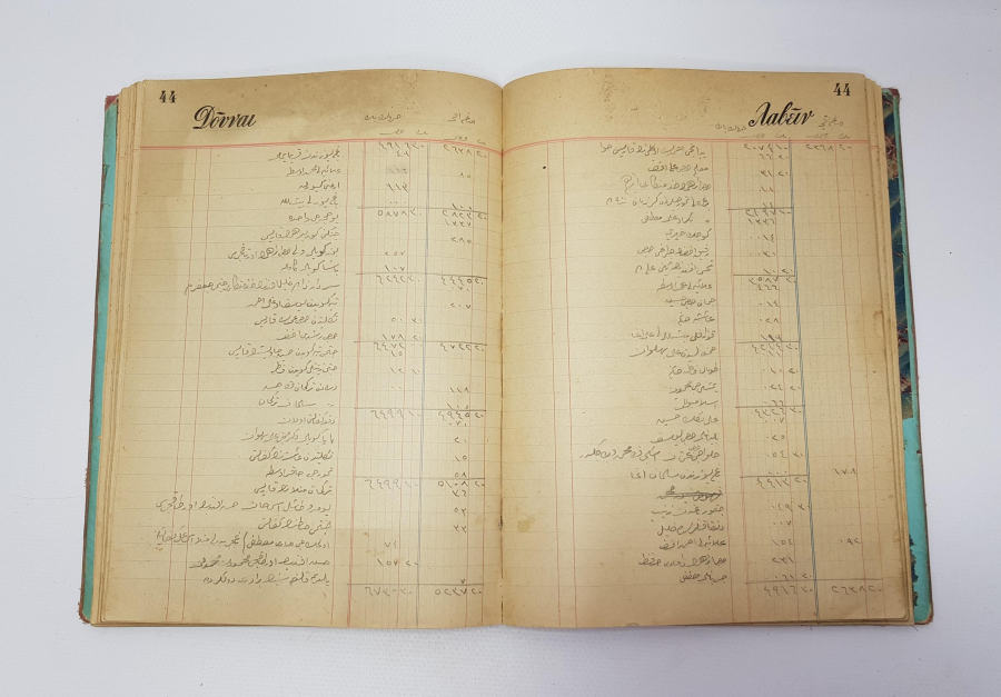 SULTAN ABDÜLHAMİD HAN TUĞRALI VE AY YILDIZ BAYRAK CİLTLİ DEFTER