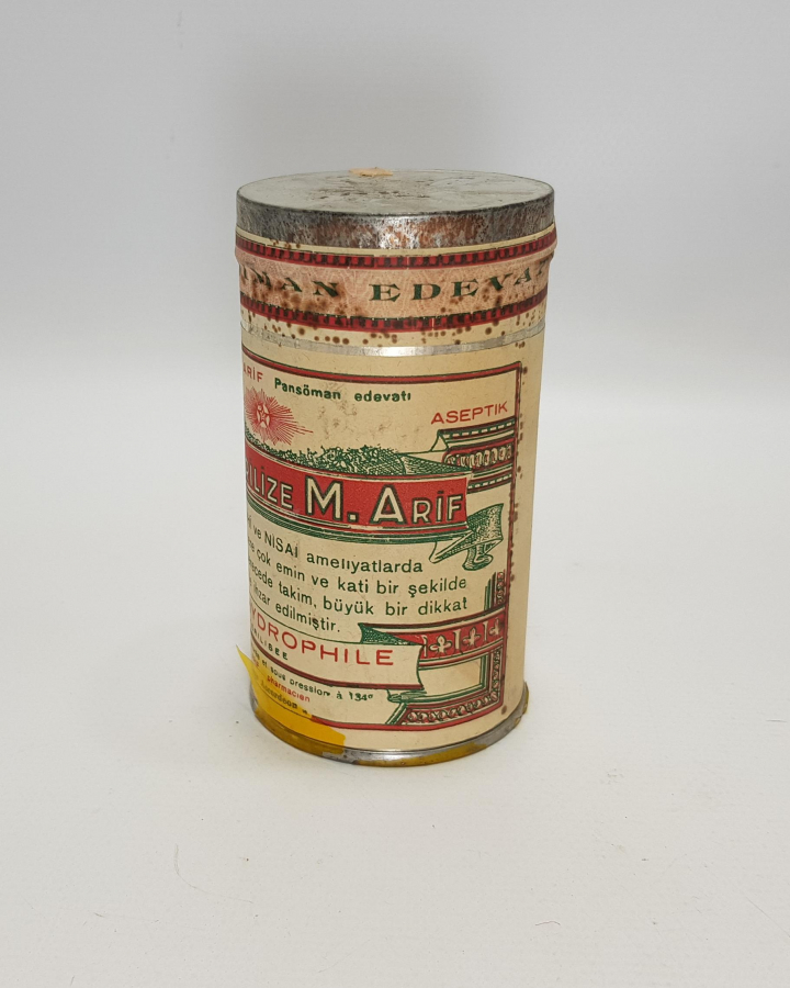 TIP TARİHİ: M. ARİF ECZANESİ GAZ HİDROFİL KUTUSU 