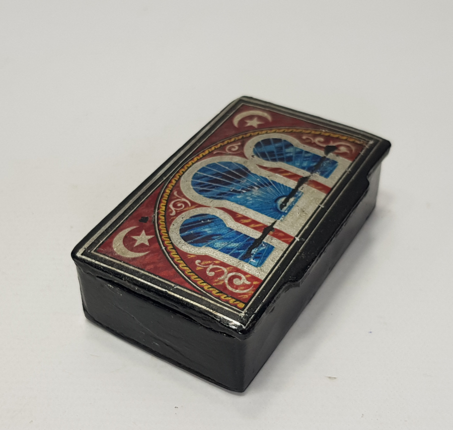 OSMANLI DÖNEMİ ÜZERİ AY YILDIZLI PAPİER MACHE