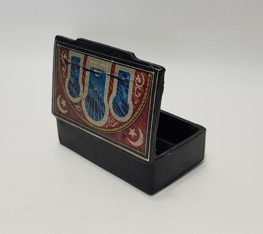 OSMANLI DÖNEMİ ÜZERİ AY YILDIZLI PAPİER MACHE