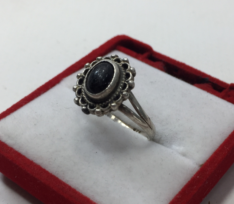 ÖZEL YAPIM ERZURUM İŞİ GÜMÜŞ YÜZÜK