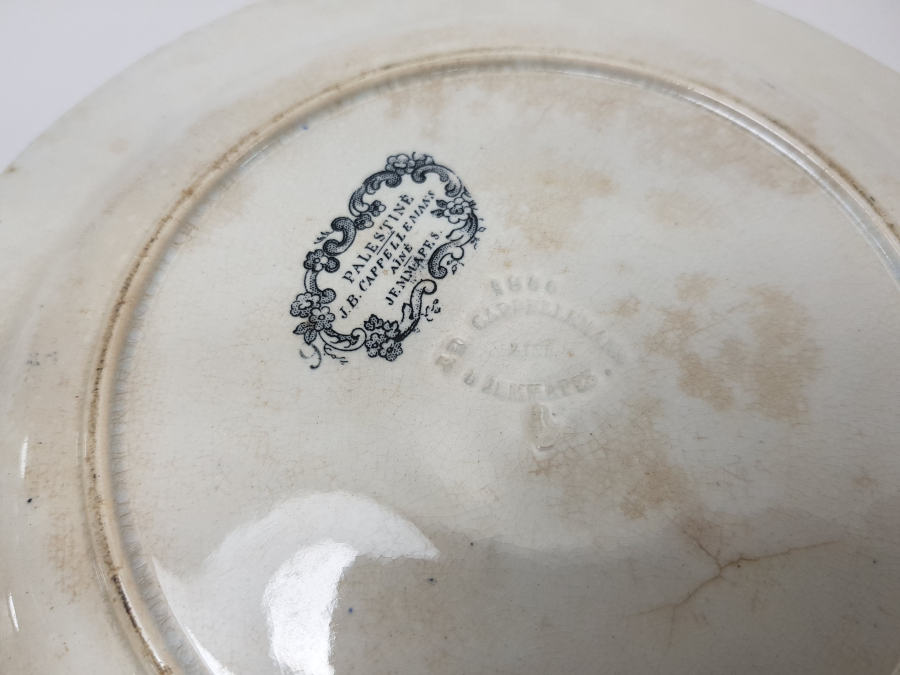 ÜZERİ İSTANBUL TASFİRLİ OSMANLI PAZARI İÇİN YAPILMIŞ TABAK