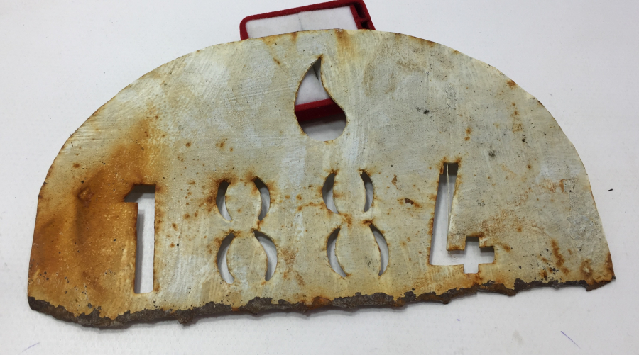 1884 TARİHLİ OSMANLI DÖNEMİ GİZLİ HAÇLI RUM KAPI ÜSTLÜĞÜ