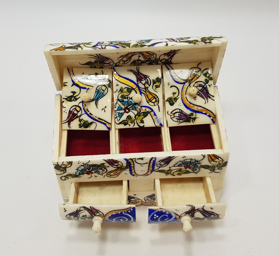 EL BOYAMA ÖZEL YAPIM KUTU