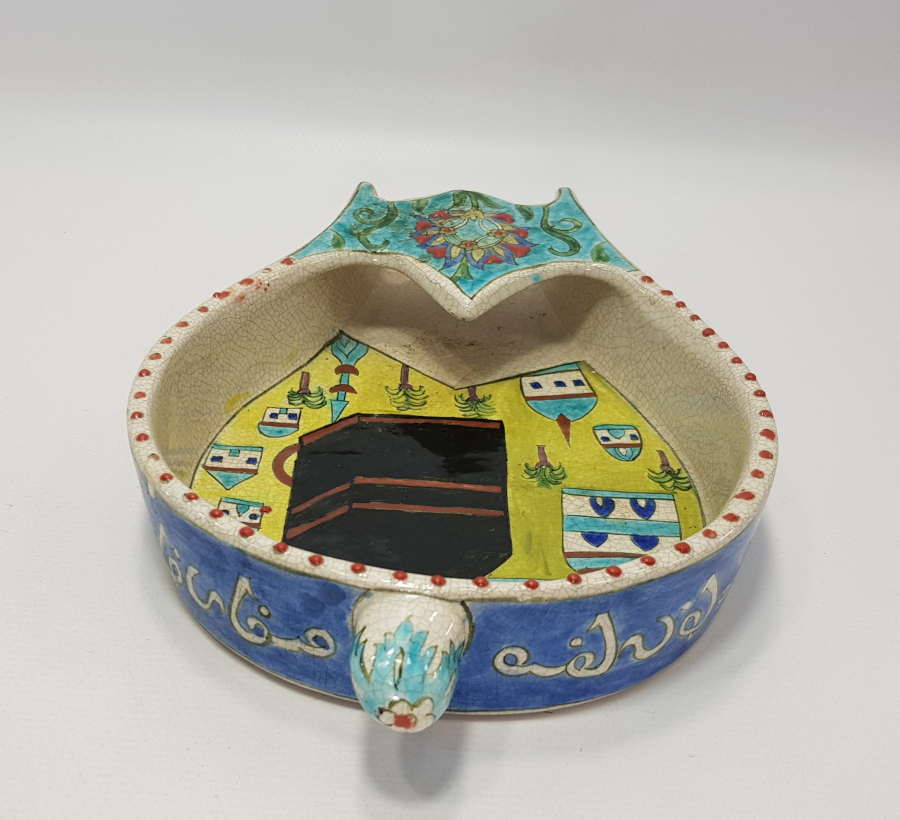 KÜTAHYA İŞİ KABE MOTİFLİ KAHVE SOĞUDANI