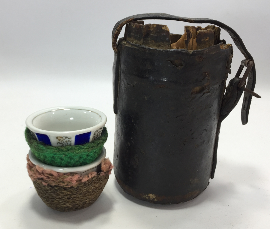 OSMANLI DÖNEMİ ÇOK NADİR SEYAHAT ZEMZEM FİNCANI KUTUSU