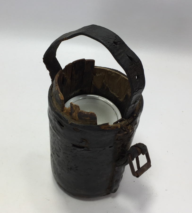 OSMANLI DÖNEMİ ÇOK NADİR SEYAHAT ZEMZEM FİNCANI KUTUSU