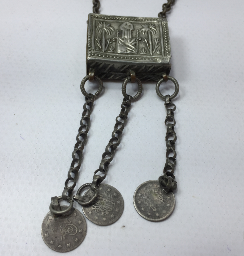 OSMANLI DÖNEMİ GİRİT İŞİ ÜZERİ OSMANLICA YAZILI NADİR HAMAYIL