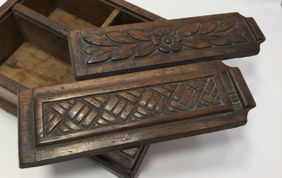 OSMANLI DÖNEMİ İKİ GÖZLÜ KAHVE KUTUSU