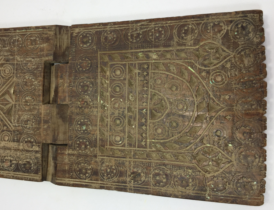 OSMANLI DÖNEMİ ÜZERİ YAZILI EL OYMA RAHLE