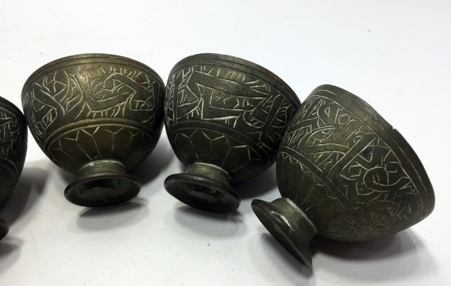 ÜZERİ BEYİT YAZILI OSMANLI DÖNEMİ 5 ADET FİNCAN ZARFI