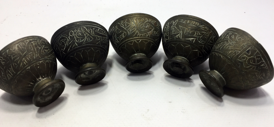 ÜZERİ BEYİT YAZILI OSMANLI DÖNEMİ 5 ADET FİNCAN ZARFI