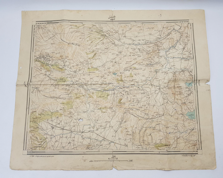 OSMANLI DÖNEMİ ERZURUM HINIS HARİTASI 