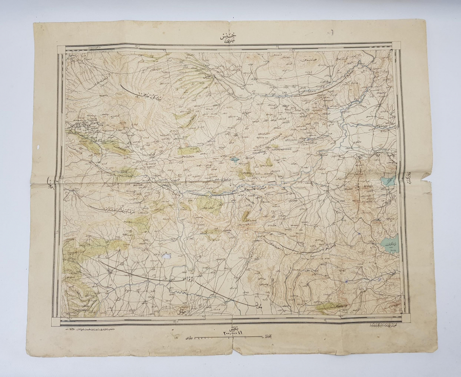 OSMANLI DÖNEMİ ERZURUM HINIS HARİTASI 