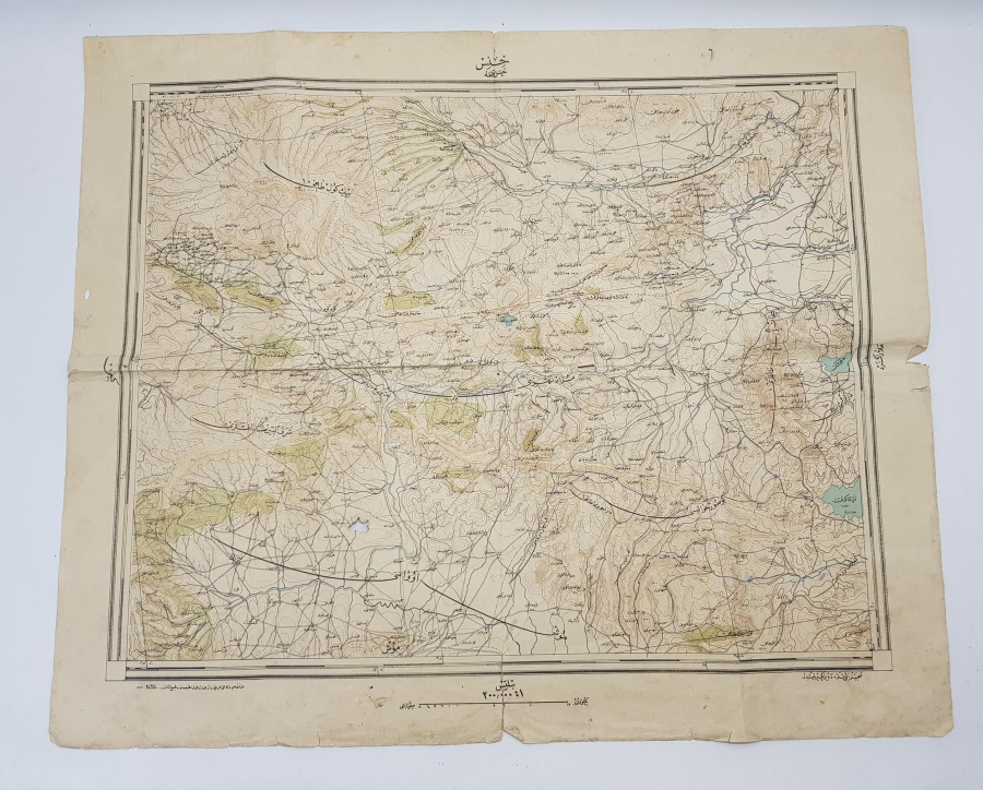 OSMANLI DÖNEMİ ERZURUM HINIS HARİTASI 