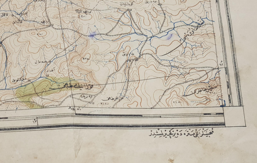 OSMANLI DÖNEMİ ERZURUM HINIS HARİTASI 