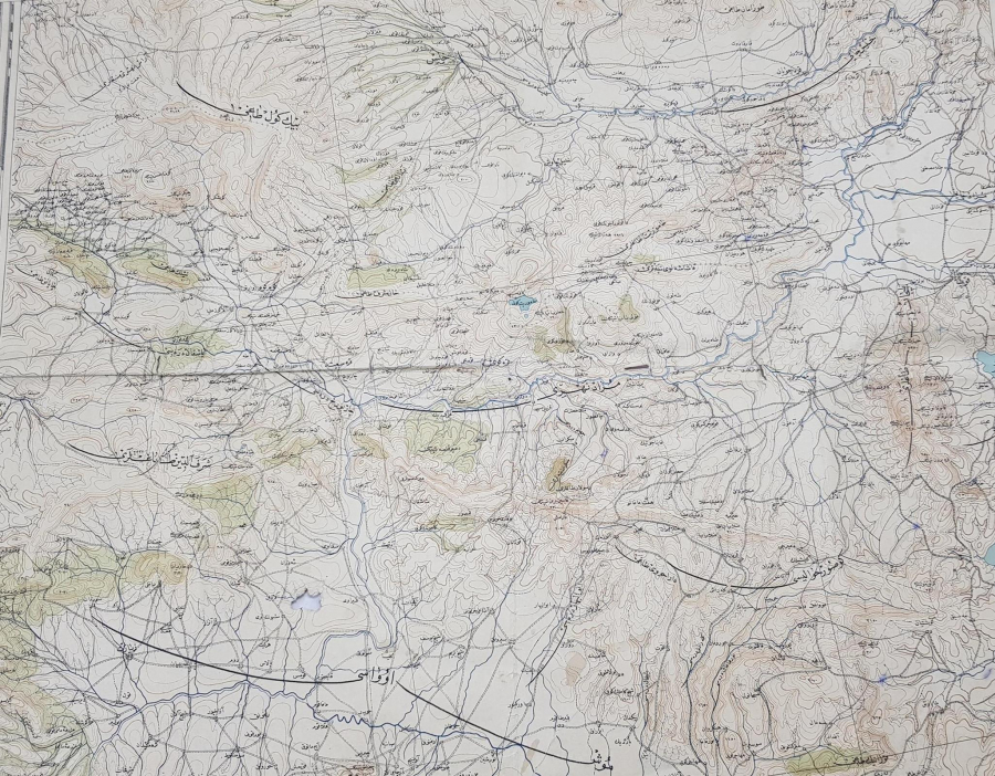 OSMANLI DÖNEMİ ERZURUM HINIS HARİTASI 