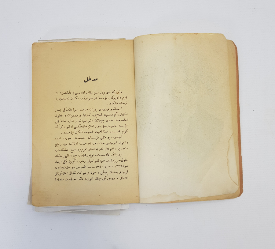 OSMANLICA KİTAP: SEYRİ SEFAİN İDARESİ TARİHÇESİ 