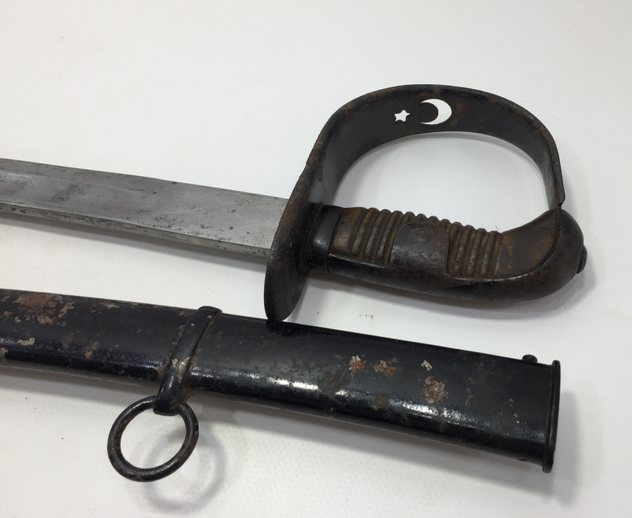 1 DÜNYA SAVAŞI DÖNEMİ ÇİL KONDİSYONDA DEV BOY SÜVARİ KILICI