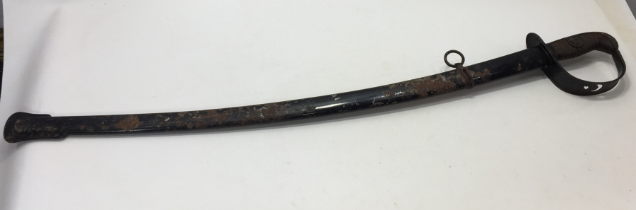 1 DÜNYA SAVAŞI DÖNEMİ ÇİL KONDİSYONDA DEV BOY SÜVARİ KILICI