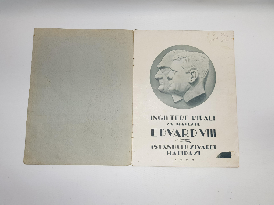 1936 İNGİLTERE KRALI EDWARD'IN İSTANBUL ZİYARETİ HATIRASI 