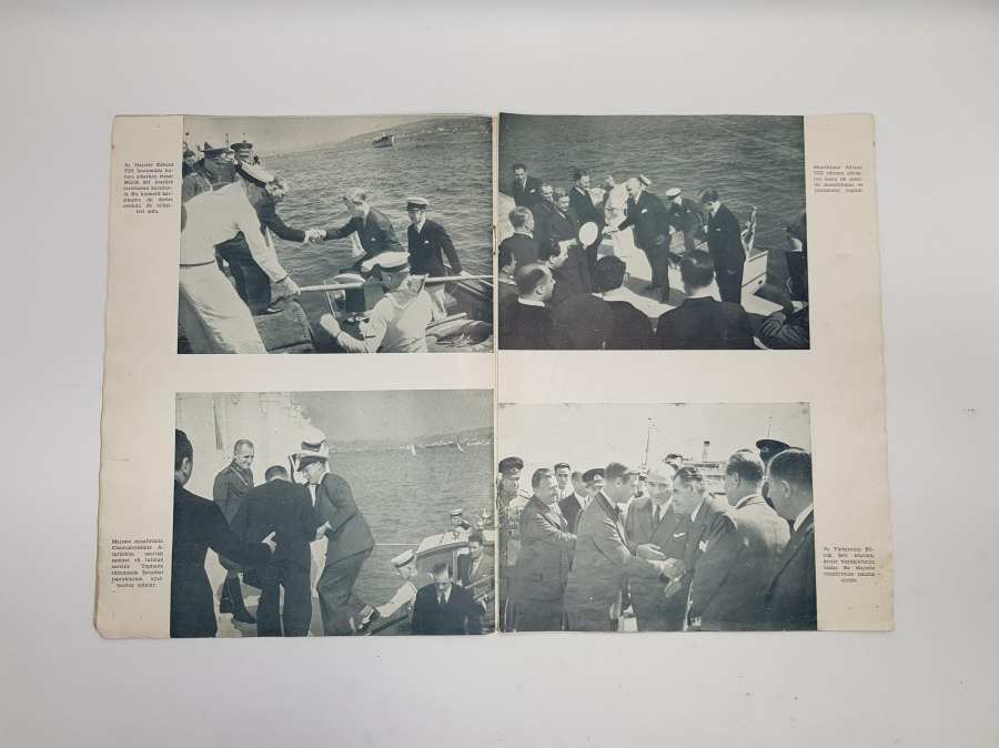 1936 İNGİLTERE KRALI EDWARD'IN İSTANBUL ZİYARETİ HATIRASI 