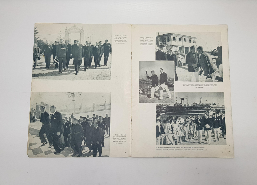 1936 İNGİLTERE KRALI EDWARD'IN İSTANBUL ZİYARETİ HATIRASI 