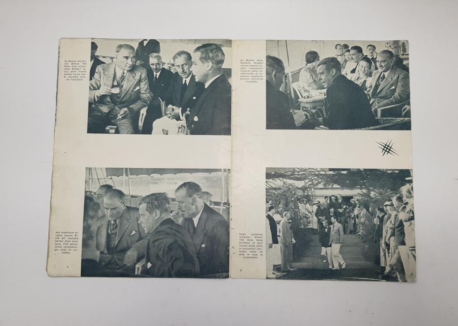 1936 İNGİLTERE KRALI EDWARD'IN İSTANBUL ZİYARETİ HATIRASI 