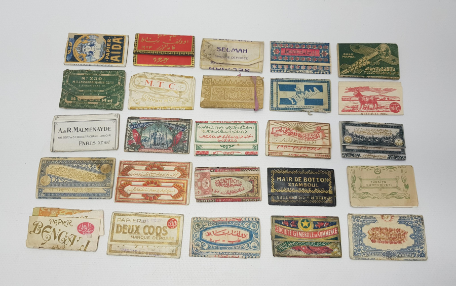 OSMANLI DÖNEMİ 25 ADET SİGARA KAĞIDI