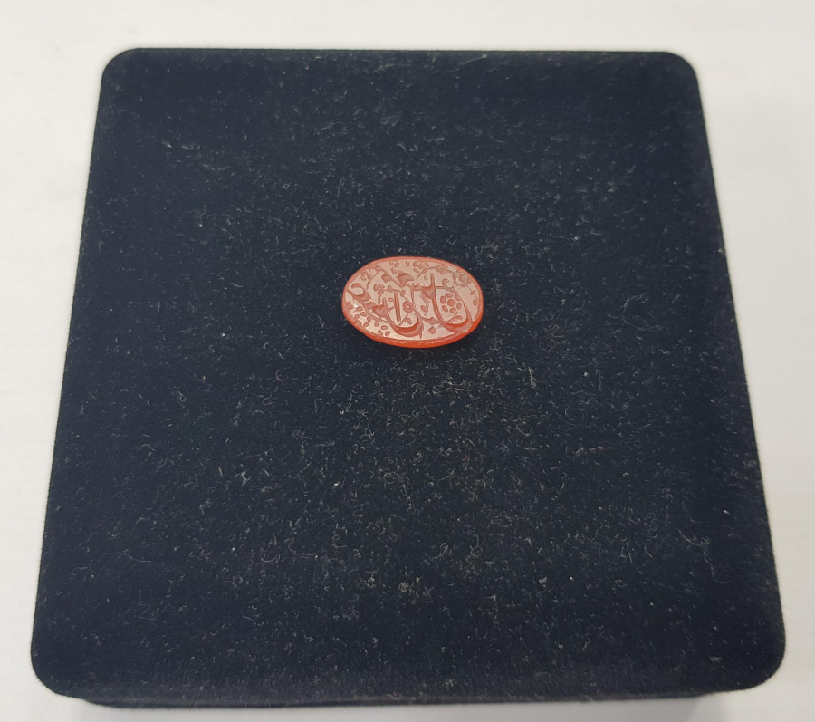 OSMANLI DÖNEMİ İSMAİL YAZILI AKİK MÜHÜR YÜZÜK TAŞI 