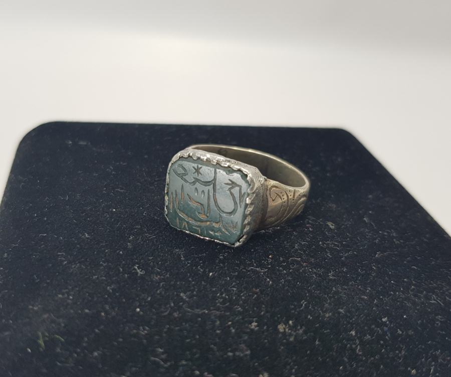 OSMANLI DÖNEMİ KANTAŞI GÜMÜŞ MÜHÜR YÜZÜK