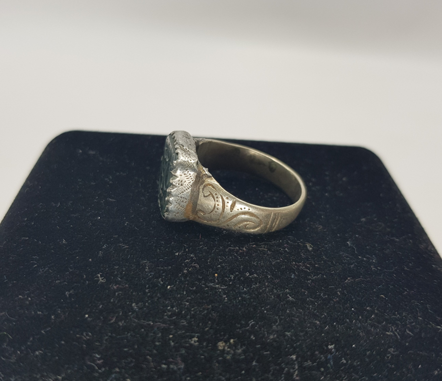 OSMANLI DÖNEMİ KANTAŞI GÜMÜŞ MÜHÜR YÜZÜK